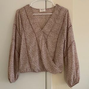 NWOT Wrap top